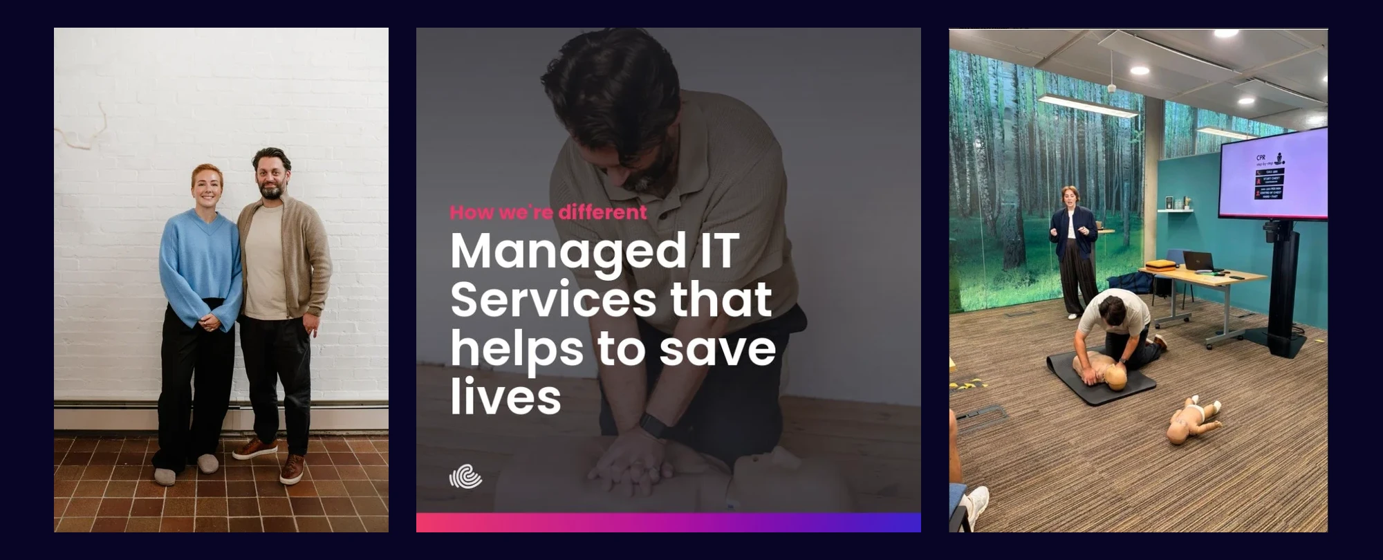 CPR training now comes with your Reformed IT package. — illustration
