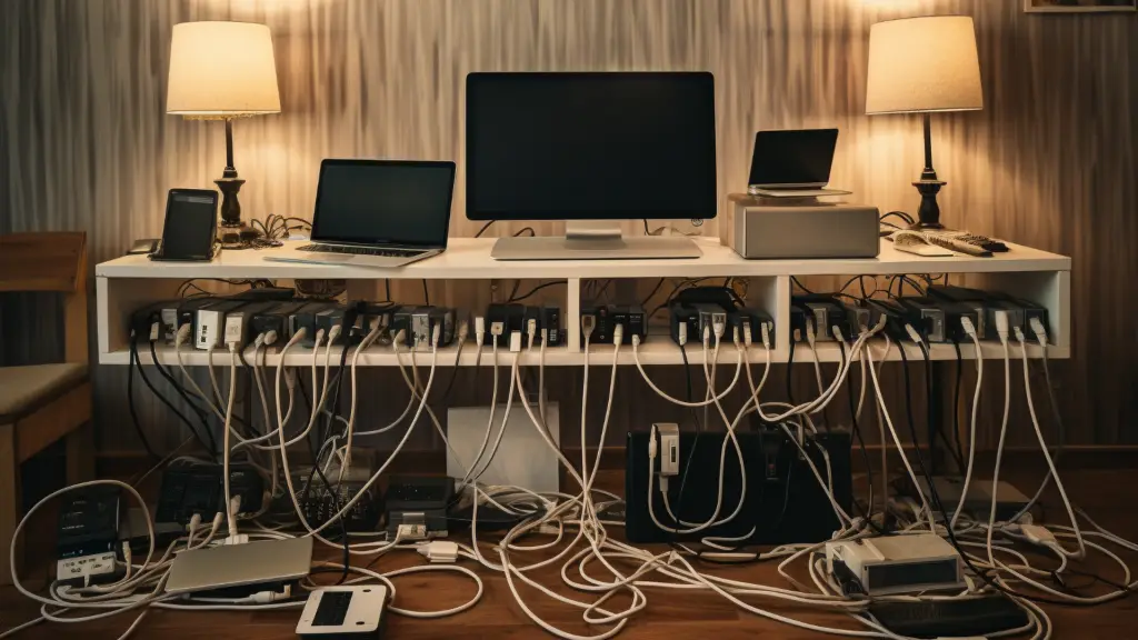 Connect Your Laptop to Screens and Devices Using a Single Cable - Messy Laptop Cables Feature